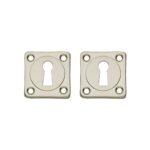 Intersteel | Rozet sleutelgat | Vierkant | Nikkel Mat