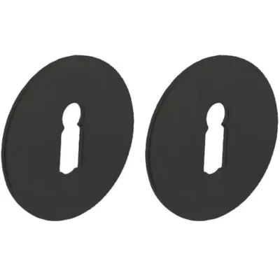 Intersteel | Rozet sleutelgat | Zelfklevend | Mat Zwart