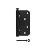 KOGELLAGERSCHARNIER AFGEROND TOT 70 KILO MAT ZWART