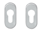Intersteel | Rozet | PC 10mm | Ovaal | Verdekt | RVS Geborsteld