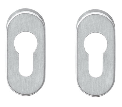 Intersteel | Rozet | PC 10mm | Ovaal | Verdekt | RVS Geborsteld