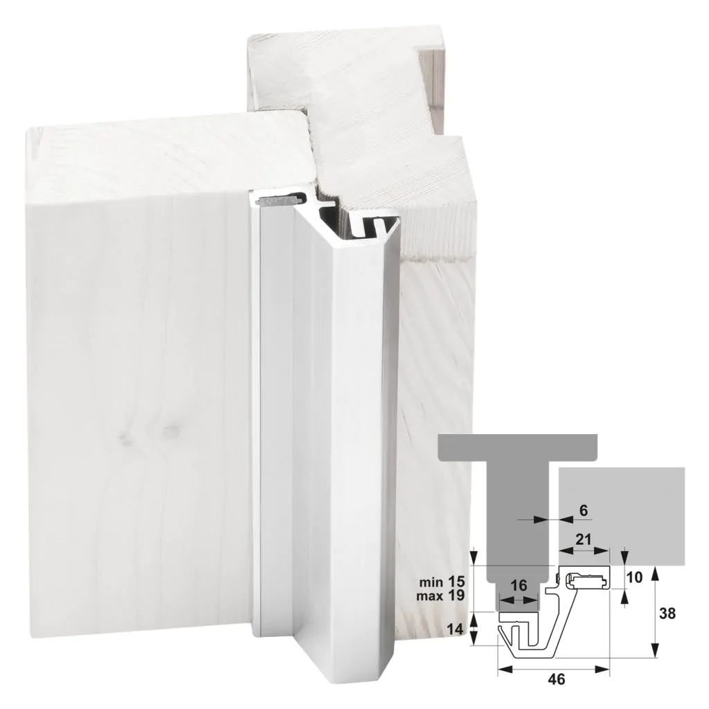 Axa | Beveiligingsstrip Achterdeur | SKG1 | f1215 | 15-19mm | 76031591bl