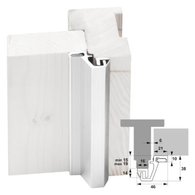 Axa | Beveiligingsstrip Achterdeur | SKG1 | f1215 | 15-19mm | 76031591bl