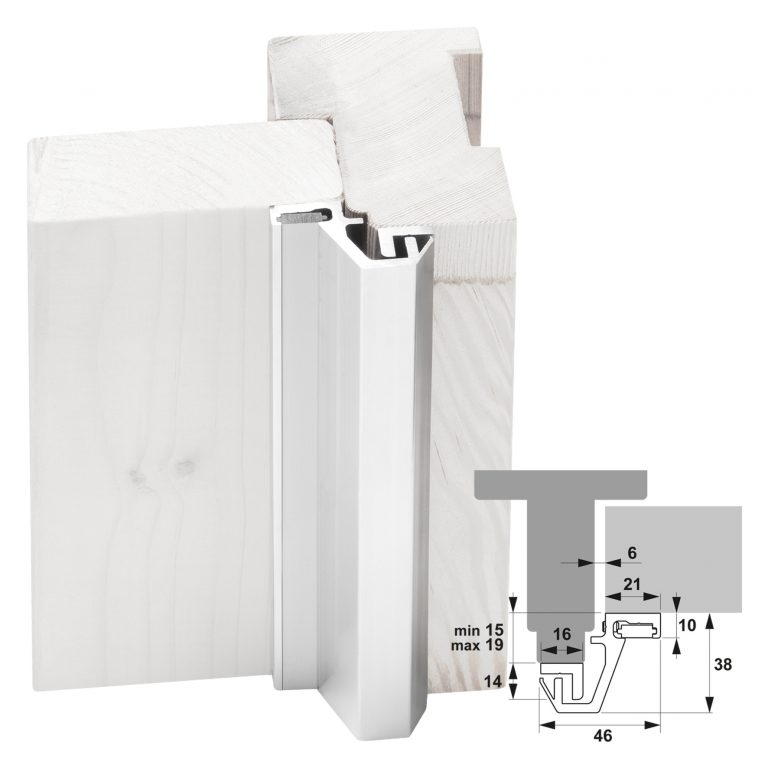 Axa | Beveiligingsstrip Achterdeur | SKG1 | f1215 | 15-19mm | 76031591bl