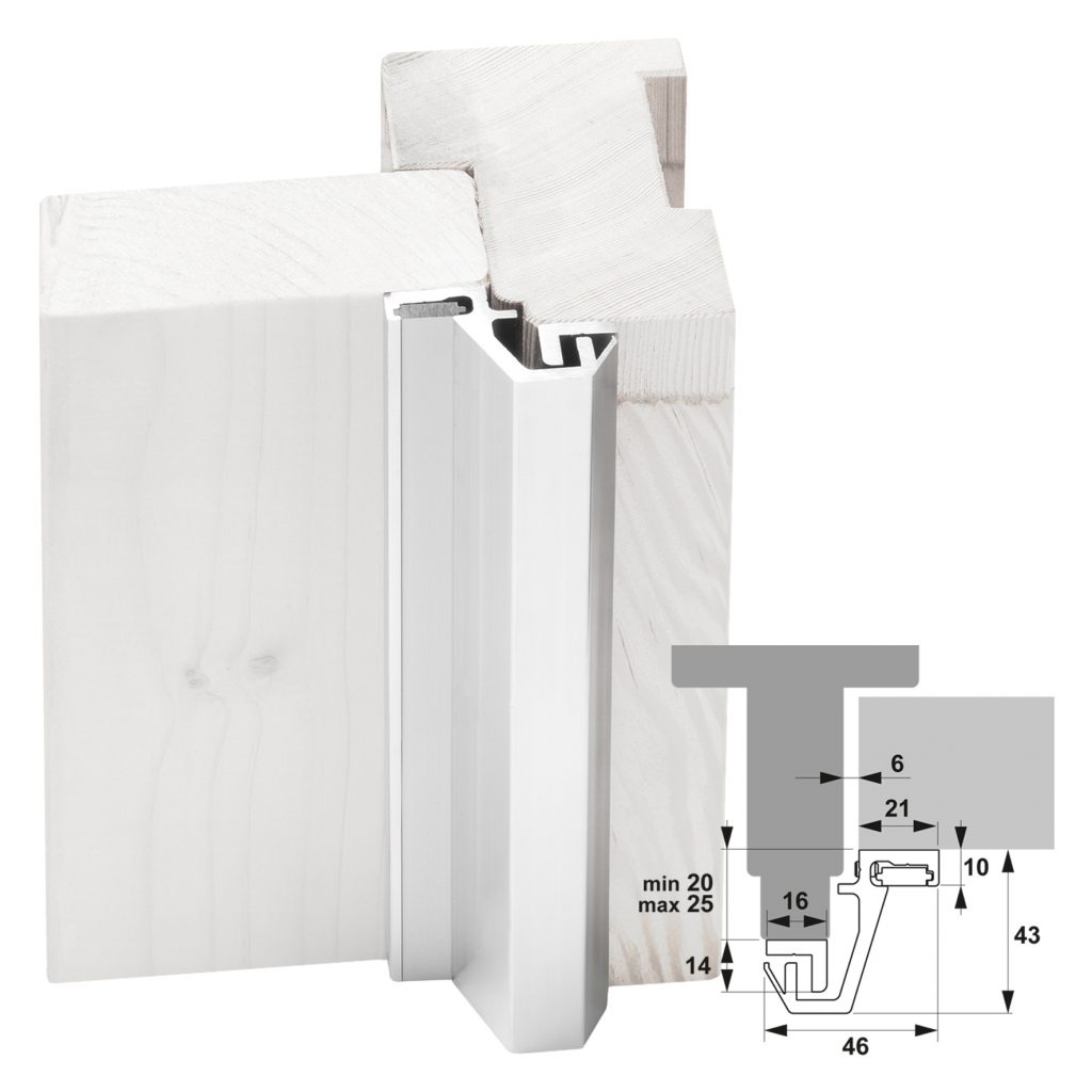 Axa | Beveiligingsstrip Achterdeur | SKG1 | f1215 | 20-25mm | 76032091bl