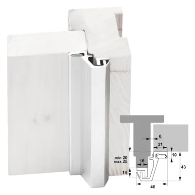 Axa | Beveiligingsstrip Achterdeur | SKG1 | f1215 | 20-25mm | 76032091bl