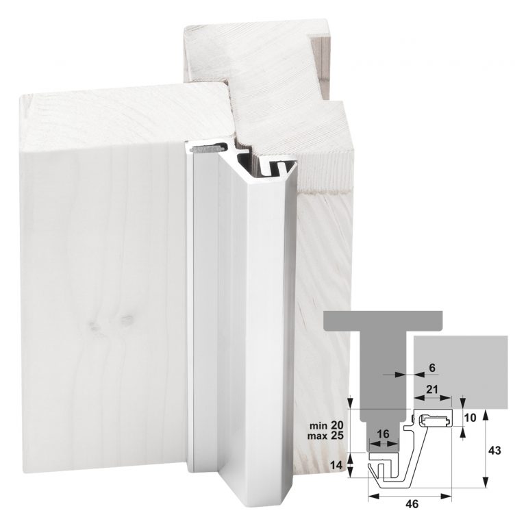 Axa | Beveiligingsstrip Achterdeur | SKG1 | f1215 | 20-25mm | 76032091bl