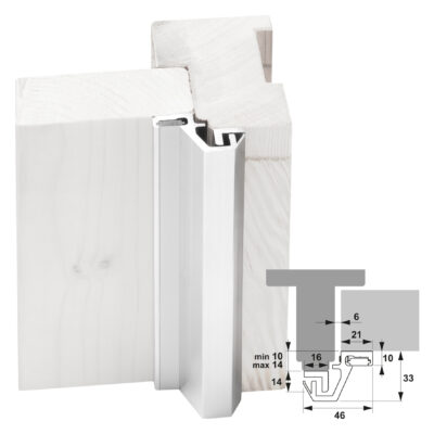 Axa | Beveiligingsstrip Achterdeur | SKG1 | Wit | f1215 | 5-9mm | 76030588bl