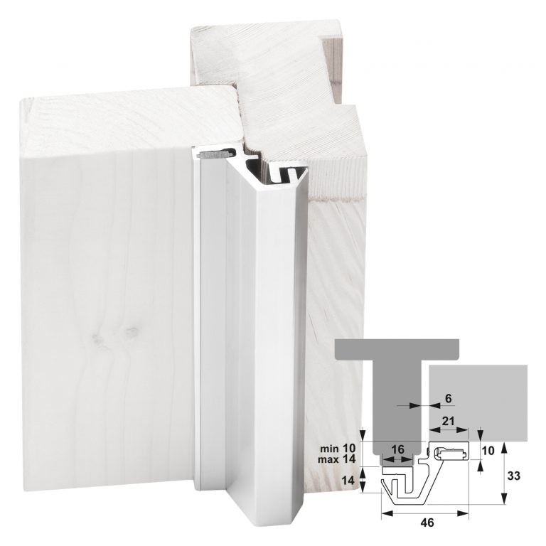 Axa | Beveiligingsstrip Achterdeur | SKG1 | Wit | f1215 | 5-9mm | 76030588bl