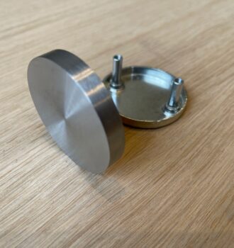 Hafi Private Line | Rozet blind rond met schroeven | RVS