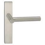 Impresso Alton RVS geborsteld op Rechthoekig schild Blind