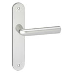 Impresso Bolton Aluminium op Ovaal schild met schroeven Blind