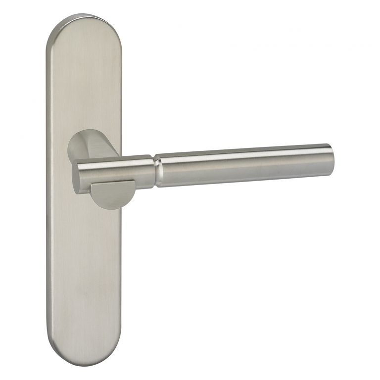 Impresso Bretton RVS geborsteld op Ovaal schild Blind