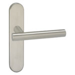 Impresso Chelsea RVS geborsteld op Ovaal schild Blind