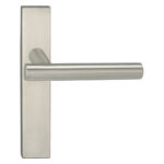 Impresso Chelsea RVS geborsteld op Rechthoekig schild Blind