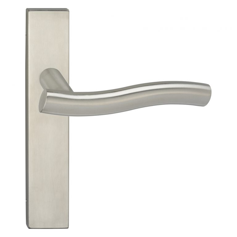 Impresso Chester RVS geborsteld op Rechthoekig schild Blind