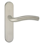 Impresso Conway RVS geborsteld op Ovaal schild Blind