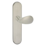 Impresso Derby RVS geborsteld op Ovaal schild Blind