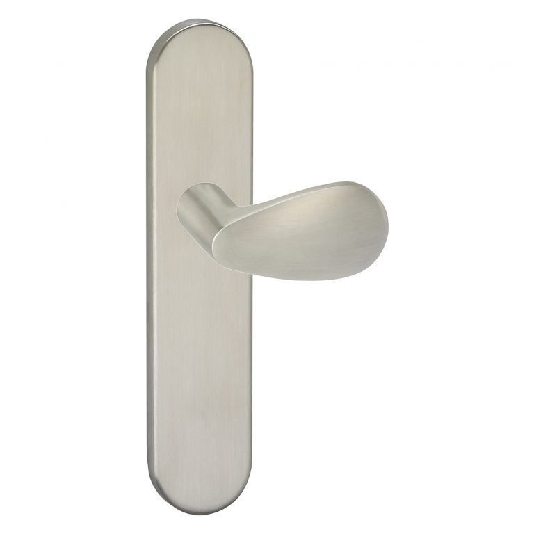 Impresso Derby RVS geborsteld op Ovaal schild Blind