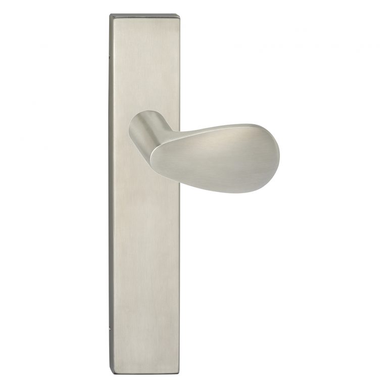 Impresso Derby RVS geborsteld op Rechthoekig schild Blind