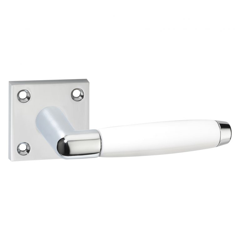 Impresso Deurkruk Durban Chroom op vierkant rozet