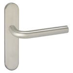 Impresso Dursley RVS geborsteld op Ovaal schild Blind