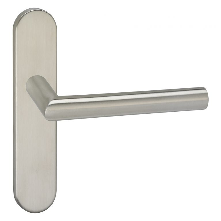 Impresso Harrow RVS geborsteld op Ovaal schild Blind