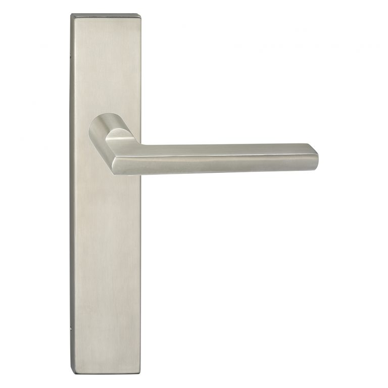 Impresso Kirby RVS geborsteld op Rechthoekig schild Blind