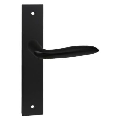 Impresso Lake Mat zwart op Rechthoekig schild met schroeven Blind