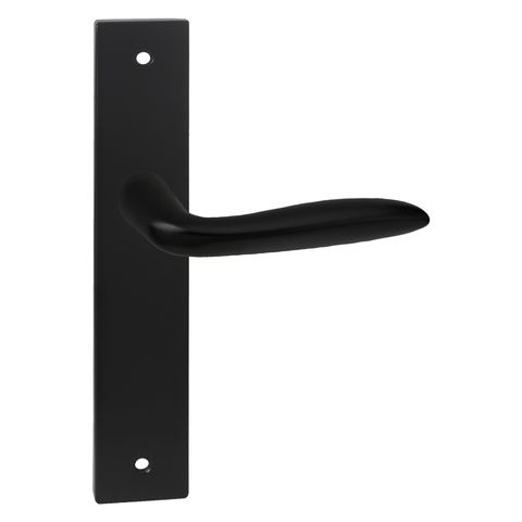 Impresso Lake Mat zwart op Rechthoekig schild met schroeven Blind