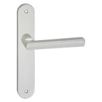 Impresso Leeds Aluminium op Ovaal schild met schroeven Blind