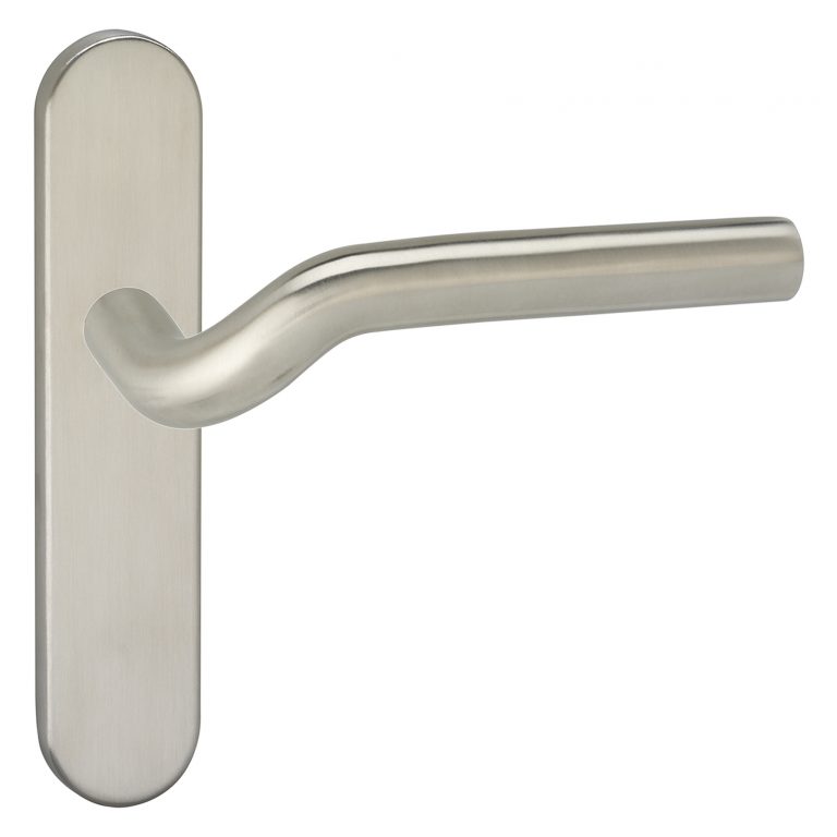 Impresso Newport RVS geborsteld op Ovaal schild Blind