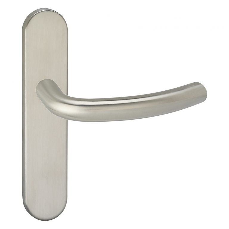 Impresso Preston RVS geborsteld op Ovaal schild Blind