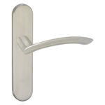 Impresso Watton RVS geborsteld op Ovaal schild Blind