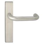 Impresso Wigan RVS geborsteld op Rechthoekig schild Blind