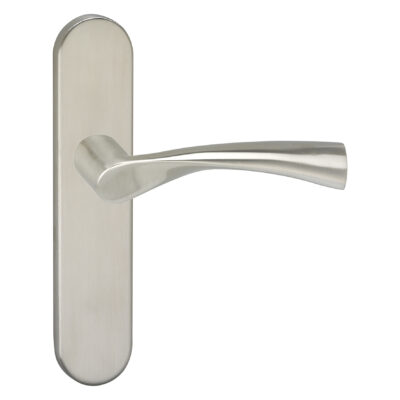 Impresso Wigston RVS geborsteld op Ovaal schild Blind