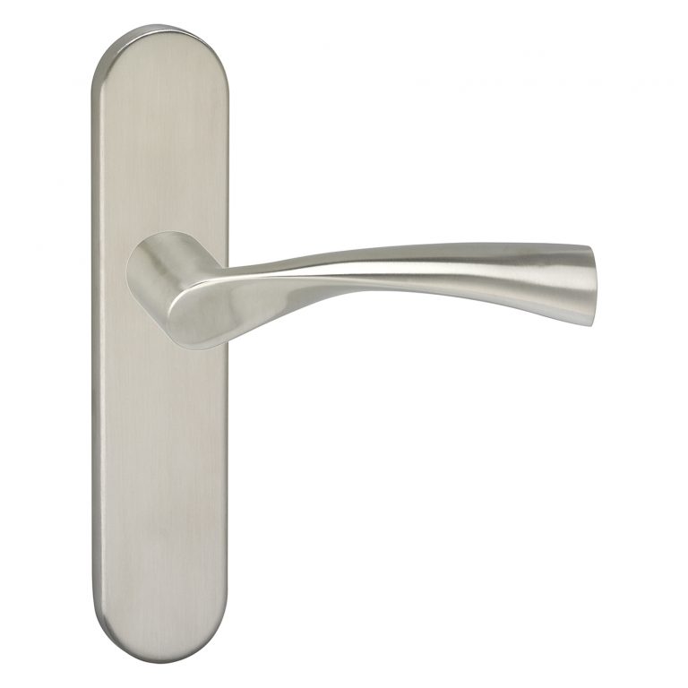 Impresso Wigston RVS geborsteld op Ovaal schild Blind