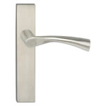 Impresso Wigston RVS geborsteld op Rechthoekig schild Blind