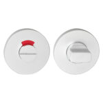 Impresso rond rozet Badkamer Toiletsluiting Aluminium F1