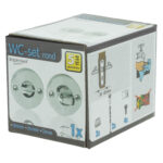 Impresso rond rozet Badkamer Toiletsluiting Chroom 15