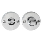 Impresso rond rozet Badkamer Toiletsluiting Chroom