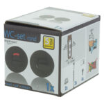 Impresso rond rozet Badkamer Toiletsluiting Mat zwart 15