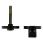 Impresso rond rozet Badkamer Toiletsluiting Mat zwart 3