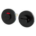 Impresso rond rozet Badkamer Toiletsluiting Mat zwart 5