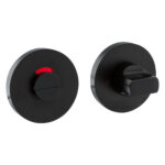 Impresso rond rozet Badkamer Toiletsluiting Mat zwart 6