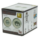 Impresso rond rozet Badkamer Toiletsluiting RVS geborsteld 15