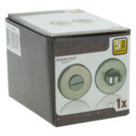 Impresso rond rozet Badkamer Toiletsluiting RVS geborsteld 16