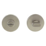 Impresso rond rozet Badkamer Toiletsluiting RVS geborsteld 4