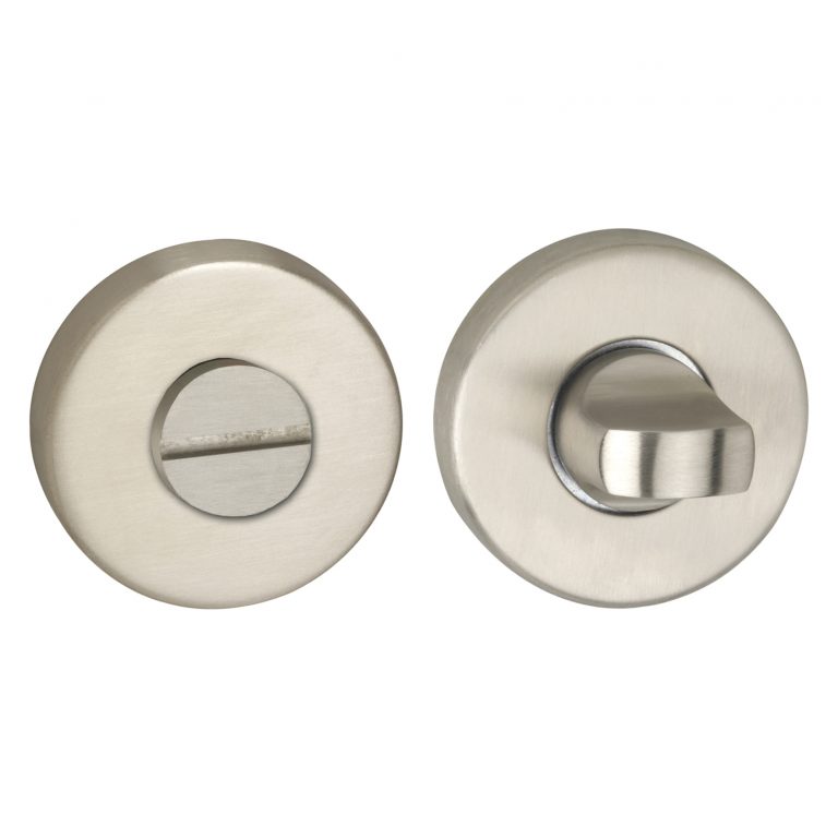 Impresso rond rozet Badkamer Toiletsluiting RVS geborsteld