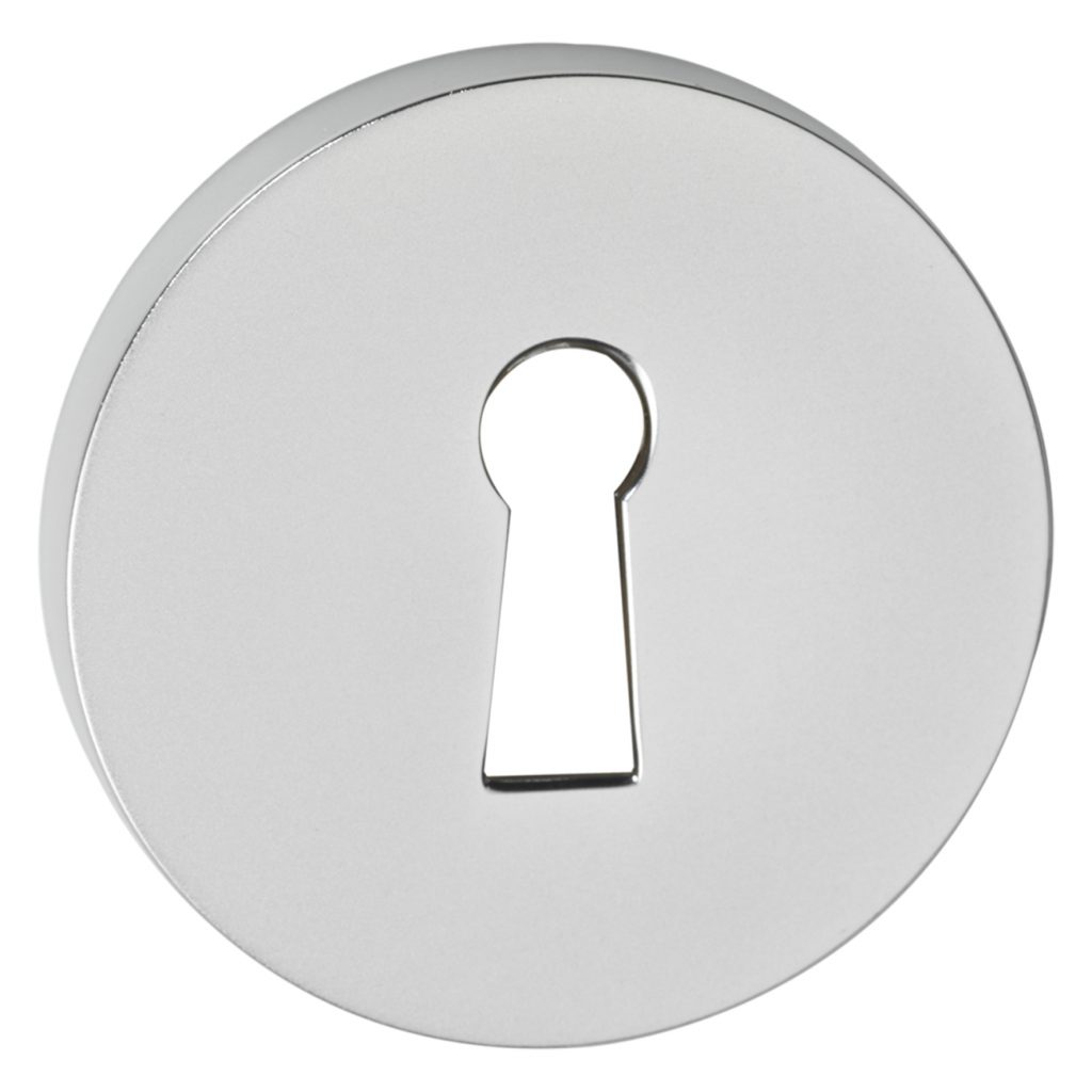 Impresso rond rozet Klaviersleutel Aluminium F1